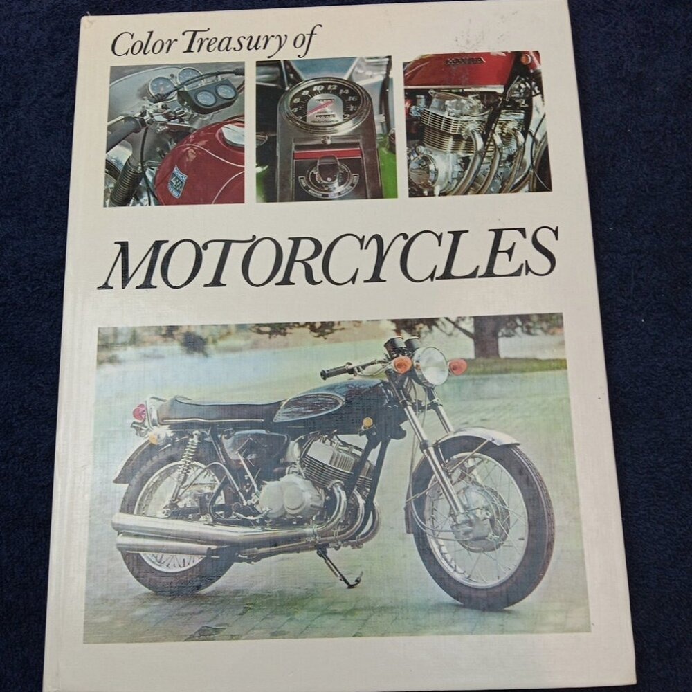 Motorcycles - Color Treasury of Classics & Thoroughbreds - Hardcover - 1973 - Picture 1 of 9